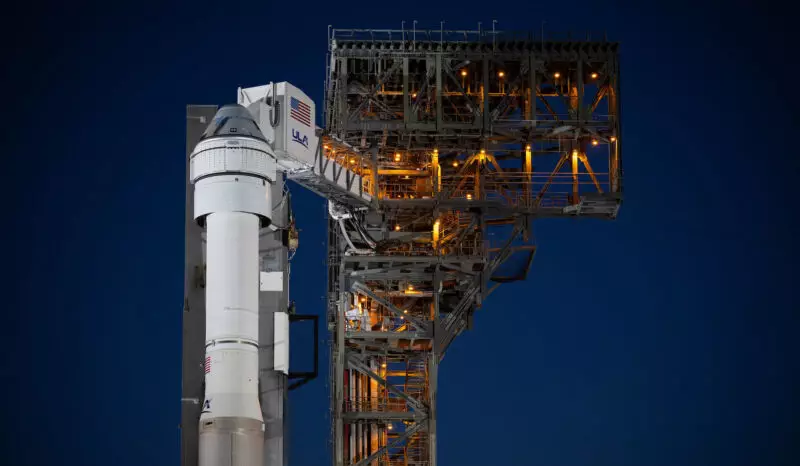 NASA Space Technology Boeing's Starliner spacecraft atop its Atlas V rocket on the originate pad earlier this month.