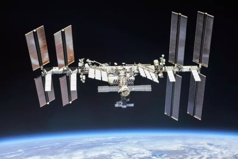 NASA Space Technology This photo of the International Space Station was captured by a crew member on a Soyuz spacecraft.