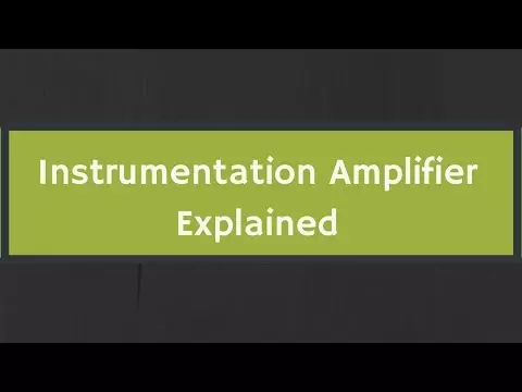 instrumentation amplifier using op amp | 13 The Instrumentation Amplifier