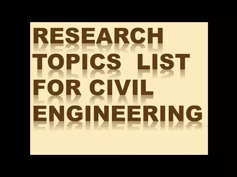 thesis civil engineering | Latest Research Topics List For Civil Engineering ...