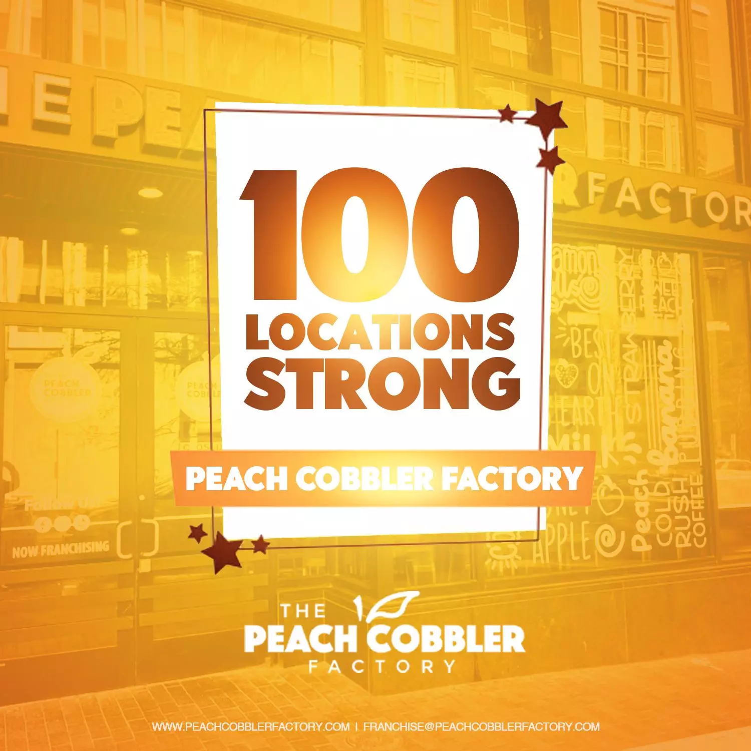 Top Stories Tamfitronics The Peach Cobbler Factory Announces Location #100 as It Continues Its Rapid Expansion