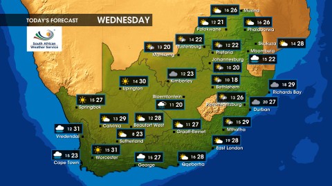 Climate forecast | Wednesday, 17 April 2024