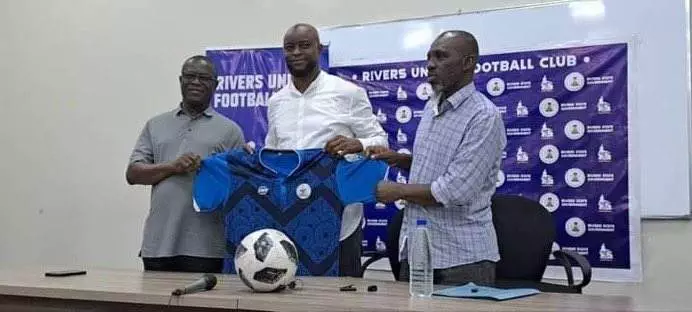 BREAKING: Ex-Super Eagles Coach Finidi George appointed as Rivers United manager