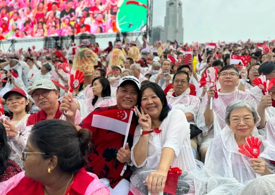 National Day Parade 2024: Rain fails to dampen high festive spirits of attendees, Singapore News