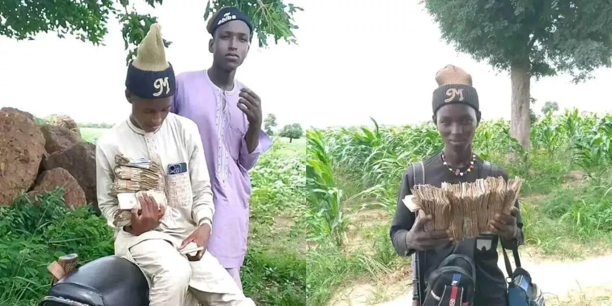 Police react as bandits pose with ransom money, begin giveaway on Tiktok