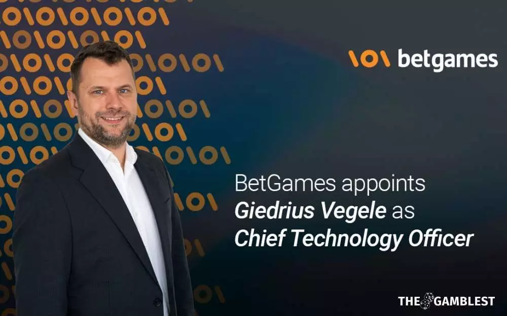 BetGames appoints Giedrius Vegele as new CTO