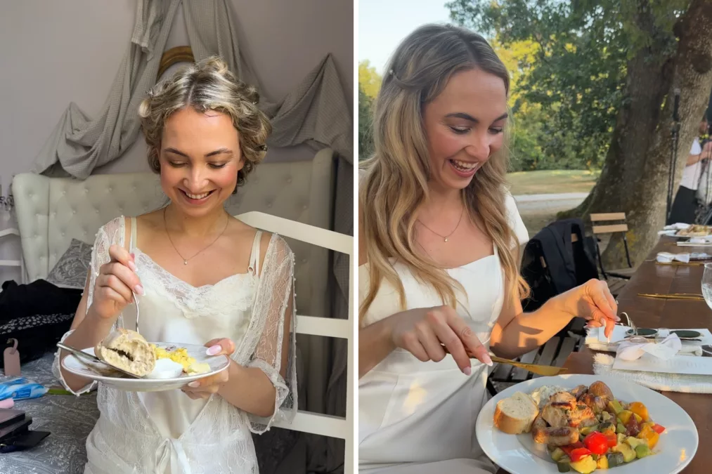 Woman Captures Everything She Eats In A Day—On Her Wedding