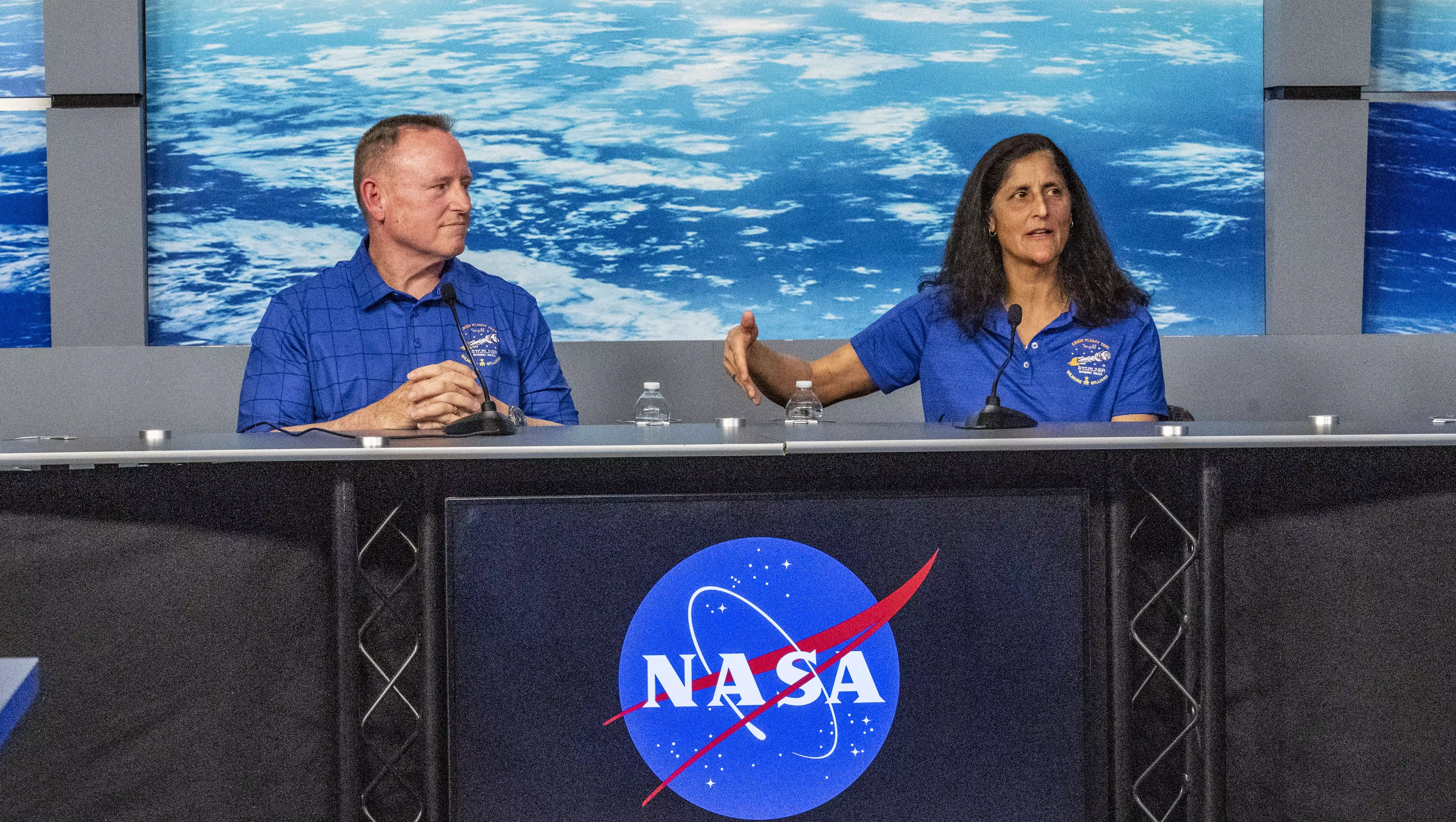 NASA Space Technology Barry Butch Wilmore and Sunita Suni Williams,