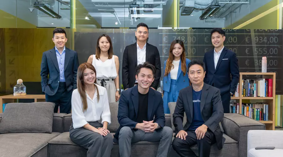 business new tamfitronics [Back, left to right] Eric Mui (VP & General Manager), Heidi Leung (Global Head of Customer Success), Lewis Law (Head of Growth), Xenia Chu (Chief of Staff), Adrian So (Director of Product) [Front, left to right] Joy Liu (Global Head of Marketing), Henson Tsai (CEO & Founder), Gao Lei (Chief Technology Officer)